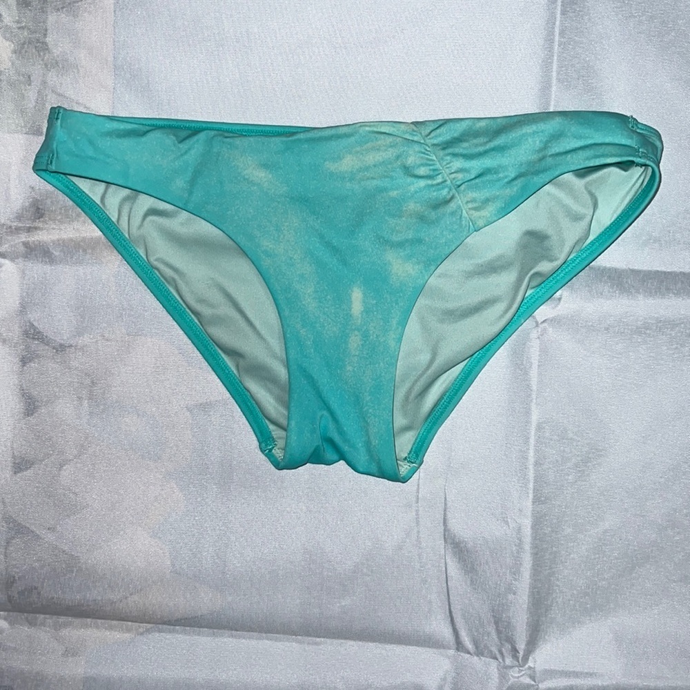 Victoria’s Secret Teal/Tie dye Bikin Bottom Sz.Small